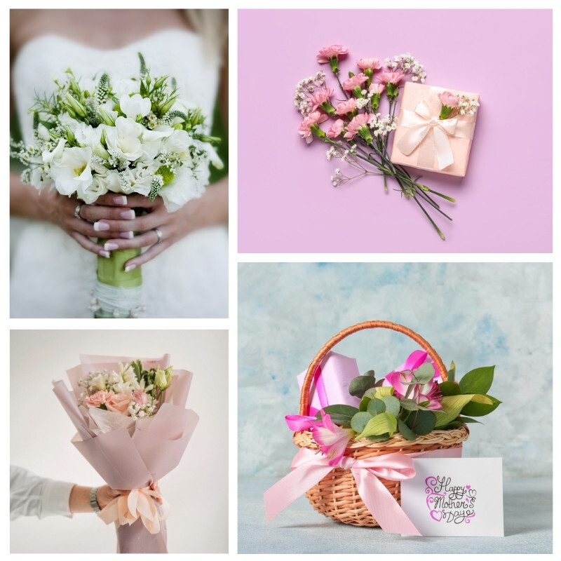 wedding flower bouquet in dubai